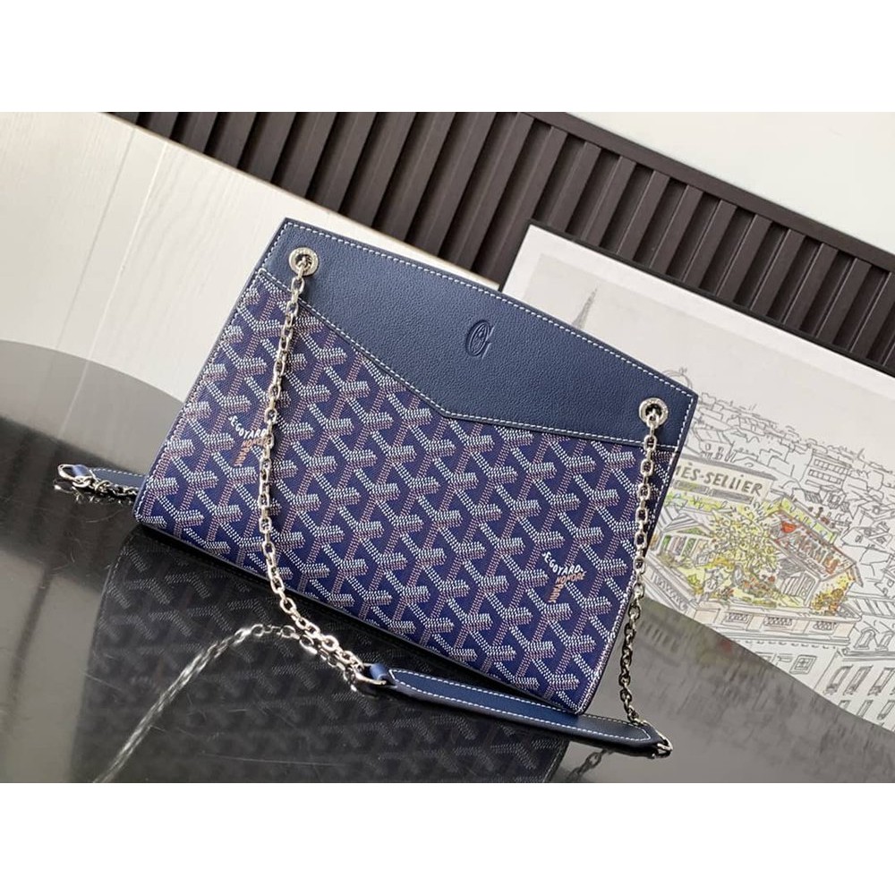 Goyard Rouette Structure PM Bag Navy Blue