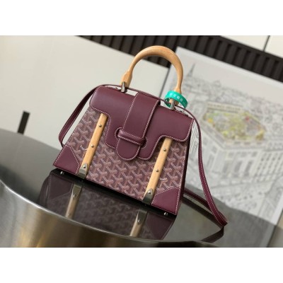 Goyard Saigon PM Bag Burgundy