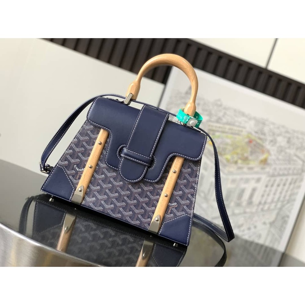 Goyard Saigon PM Bag Navy Blue