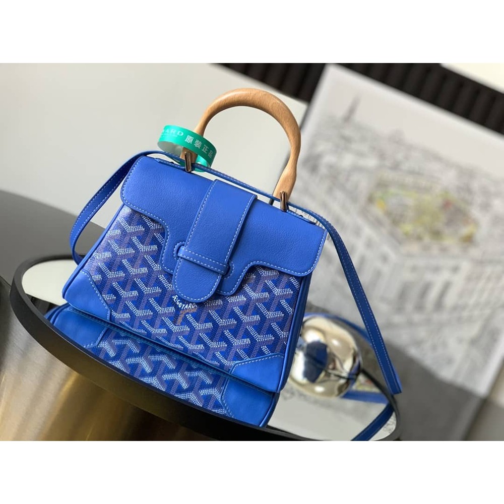 Goyard Saigon Souple Mini Bag Sky Blue