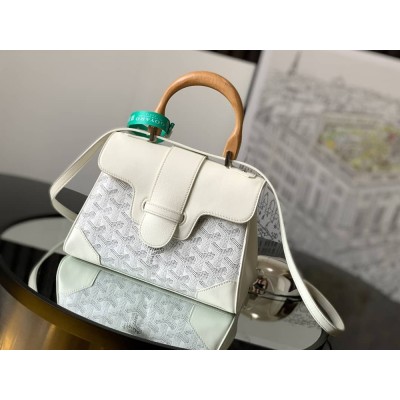 Goyard Saigon Souple Mini Bag White