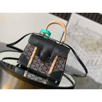 Goyard Saigon Structure Mini Bag Black