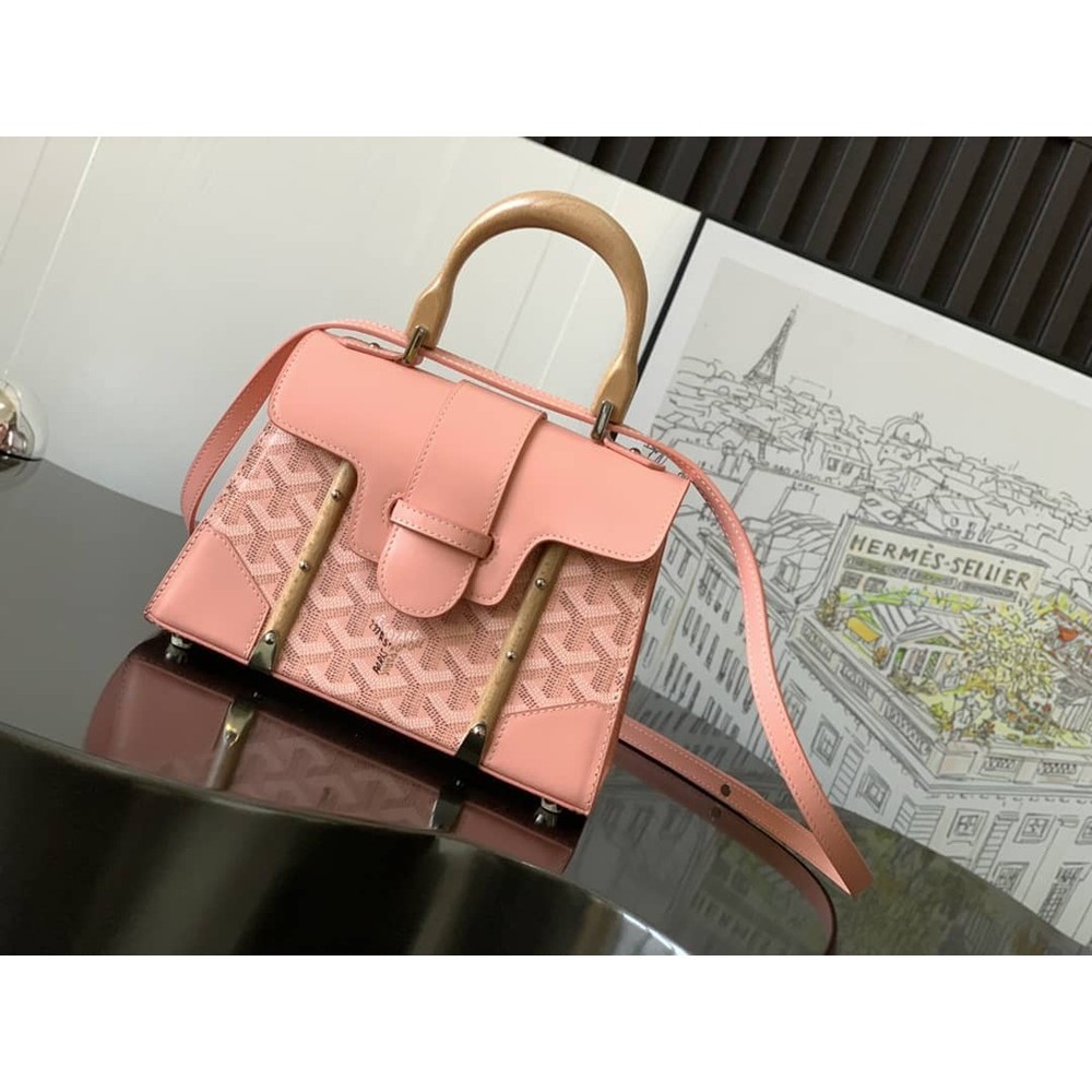 Goyard Saigon Structure Mini Bag Pink