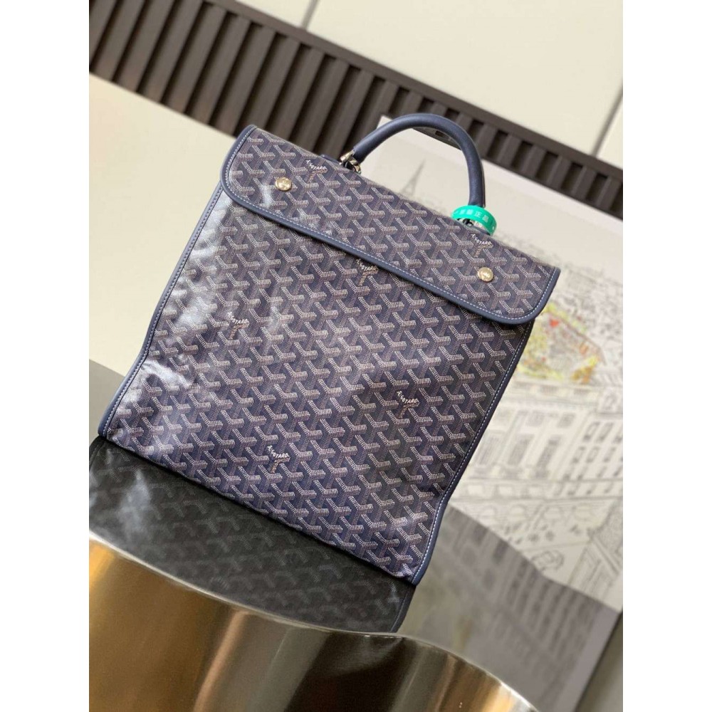 Goyard Saint Leger Backpack Navy Blue