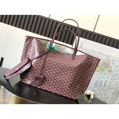 Goyard Saint Louis GM Bag Burgundy