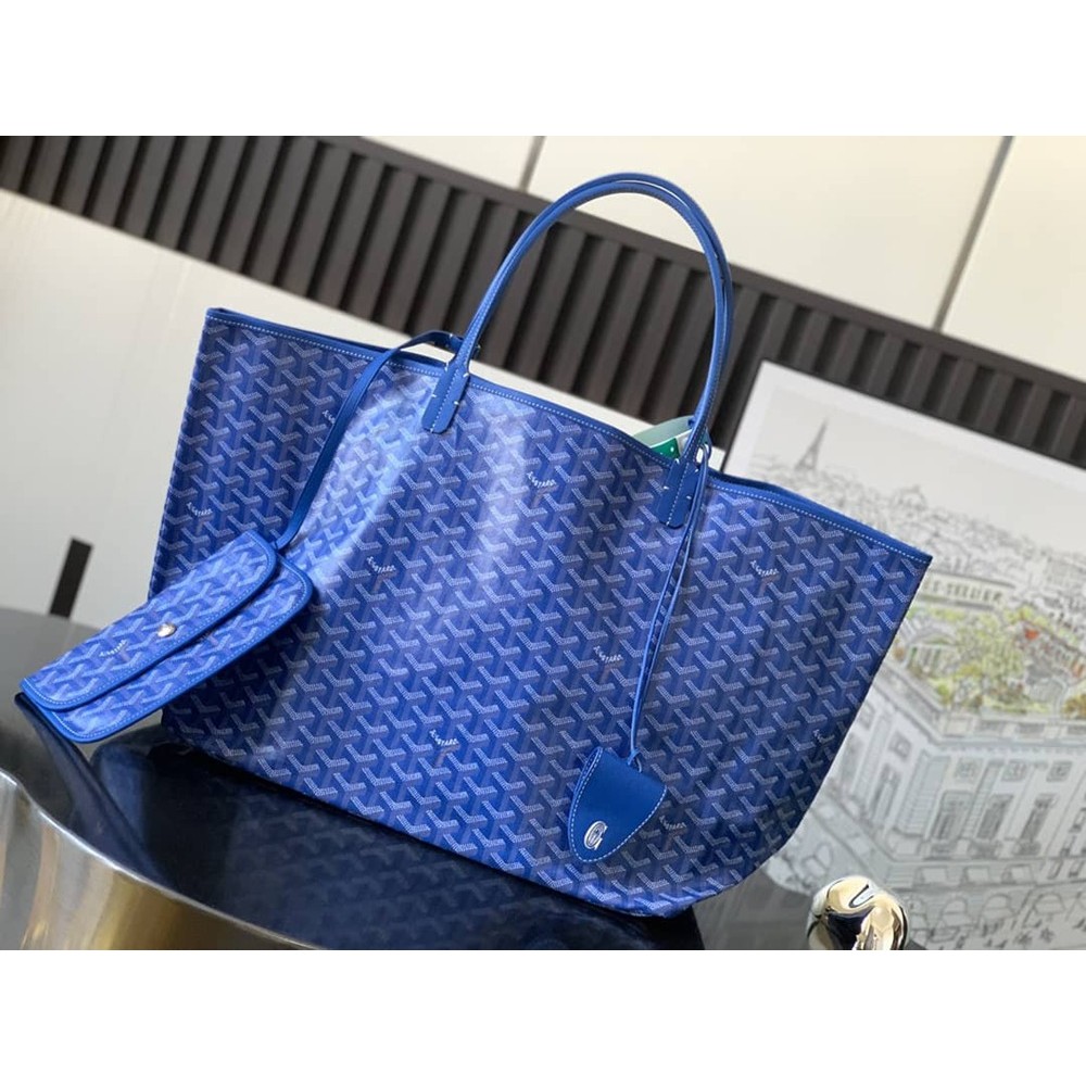 Goyard Saint Louis GM Bag Sky Blue