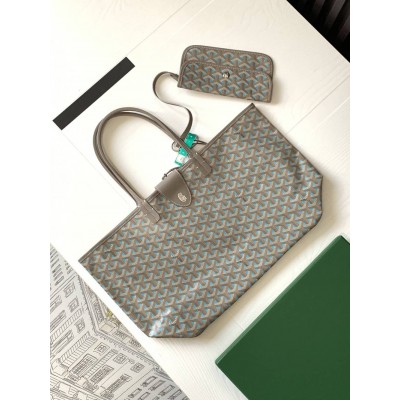 Goyard Saint Louis Goyardine Claire Voie PM Bag Turquoise