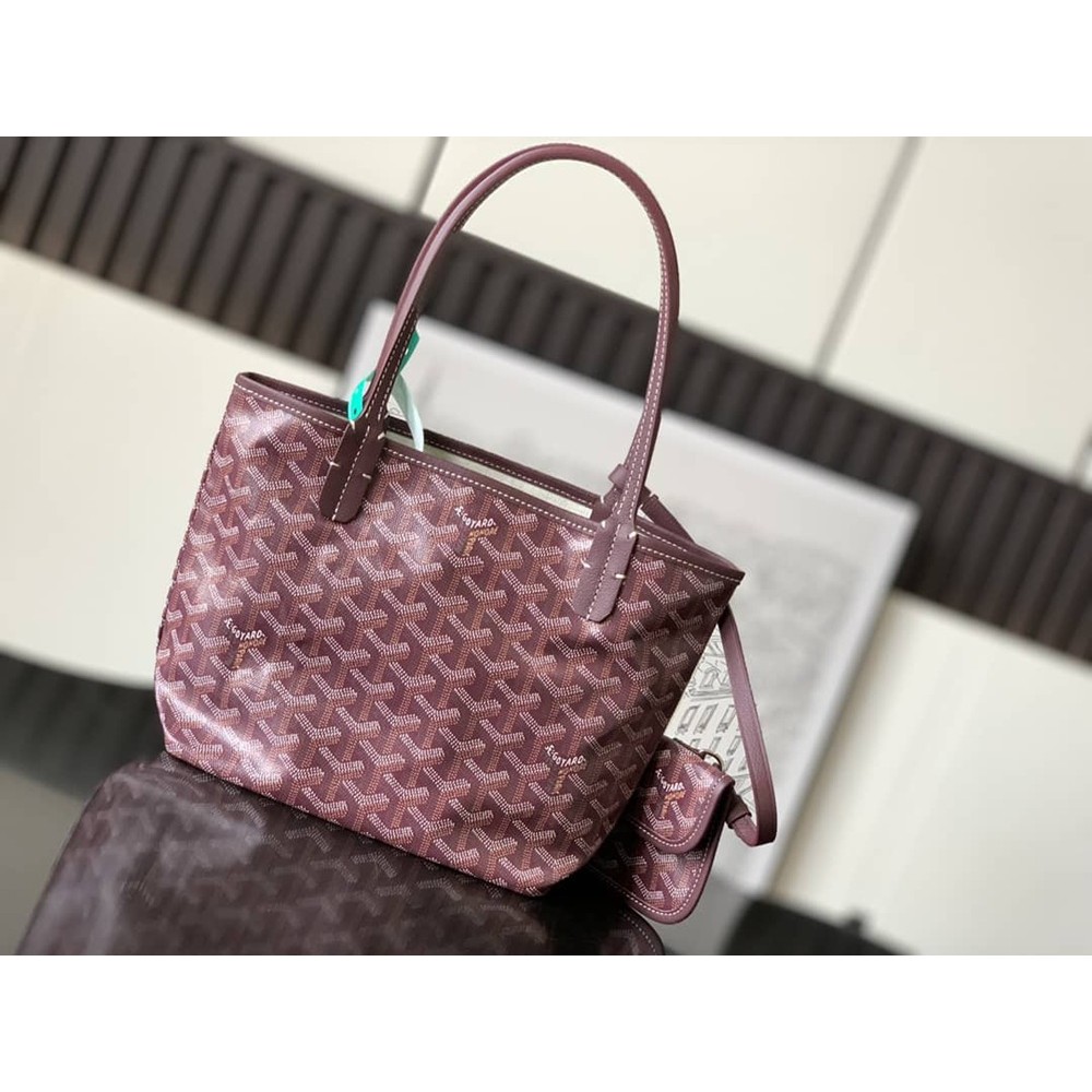 Goyard Saint Louis Mini Bag Burgundy