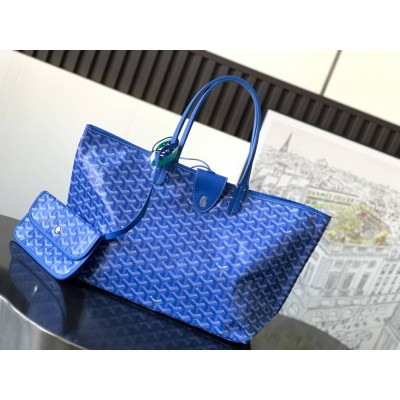 Goyard Saint Louis PM Bag Sky Blue