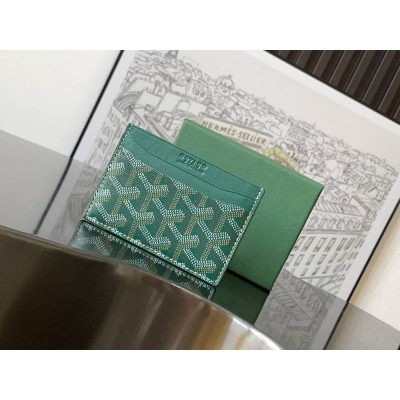 Goyard Saint-Sulpice Card Wallet Green