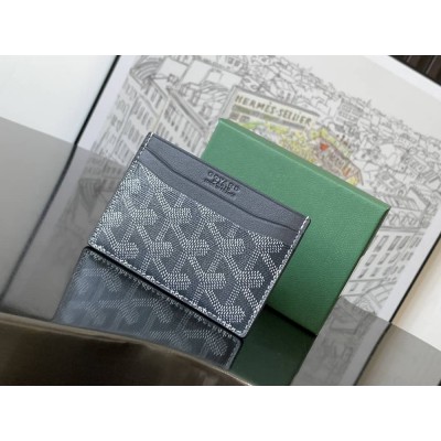 Goyard Saint-Sulpice Card Wallet Grey