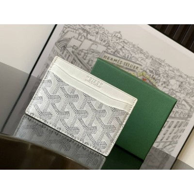 Goyard Saint-Sulpice Card Wallet White