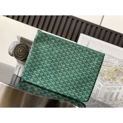 Goyard Senat GM Pouch Green