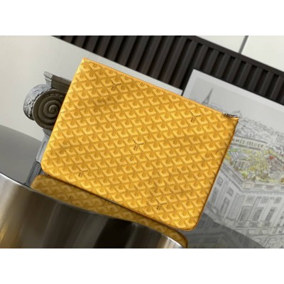 Goyard Senat GM Pouch Yellow