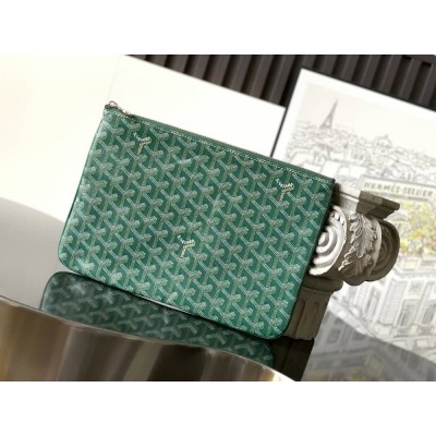 Goyard Senat MM Pouch Green