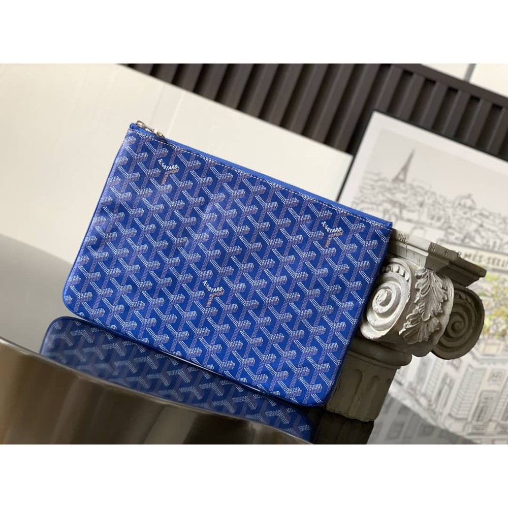 Goyard Senat MM Pouch Sky Blue