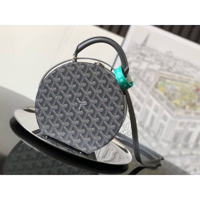 Goyard The Alto Hatbox Trunk Bag Grey