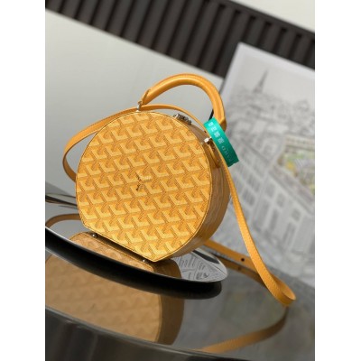 Goyard The Alto Hatbox Trunk Bag Yellow