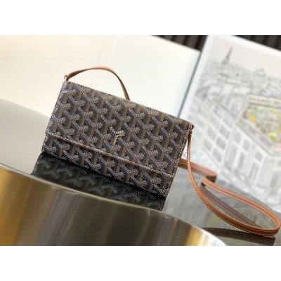 Goyard Varenne Continental Wallet Black & Tan