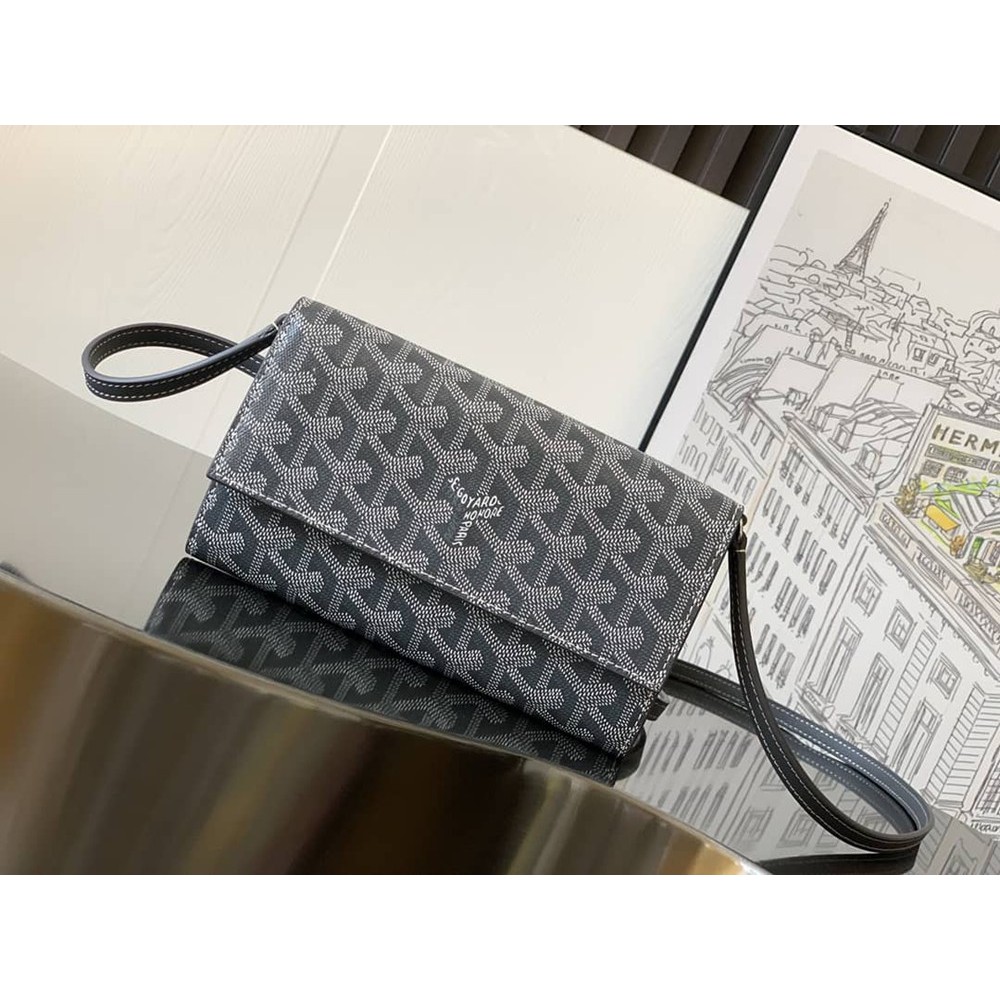 Goyard Varenne Continental Wallet Grey