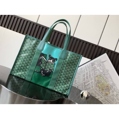 Goyard Villette MM Tote Bag Green