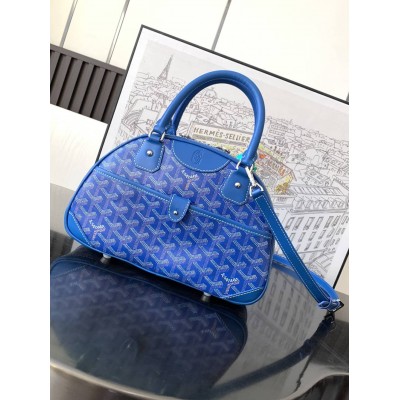 Goyard Vintage Bowling Bag Sky Blue