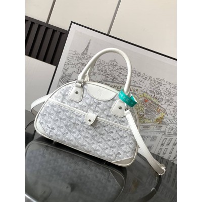 Goyard Vintage Bowling Bag White