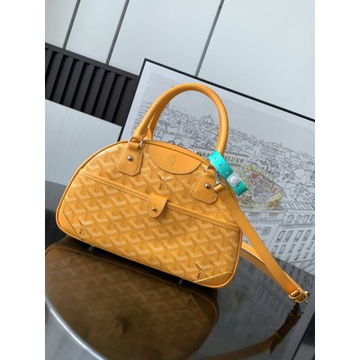 Goyard Vintage Bowling Bag Yellow