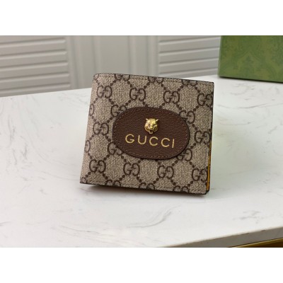 Gucci Bi-fold Wallet In Neo Vintage GG Supreme Canvas