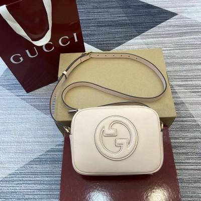 Gucci Blondie Mini Camera Bag in Light Pink Calf Leather