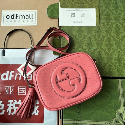 Gucci Blondie Small Camera Bag in Pink Calf Leather