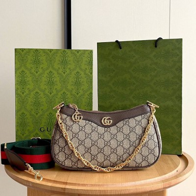 Gucci Ophidia GG Small Handbag in Blue GG Canvas