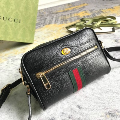 Gucci Ophidia Mini Camera Bag in Black Leather