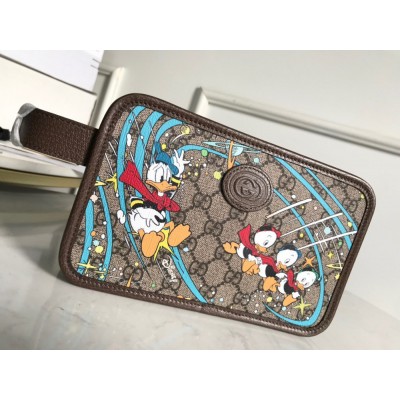 Gucci x Disney Cosmetic Case with Donald Duck Print