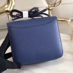 Hermes 2002 20cm Bag In Blue Brighton Evercolor Calfskin TDBS25948