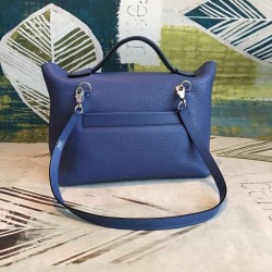 Hermes 24/24 29 Bag In Blue Clemence Calfskin TDBS25960