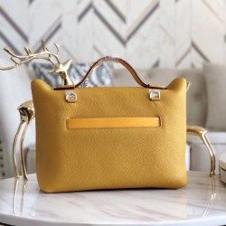 Hermes 24/24 29 Bag In Curry Clemence Calfskin TDBS25965