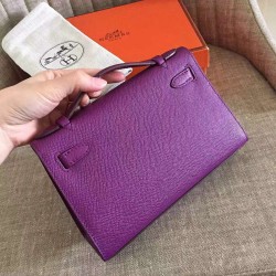 Hermes Anemone Kelly Pochette Epsom Handmade Bag TDBS26752