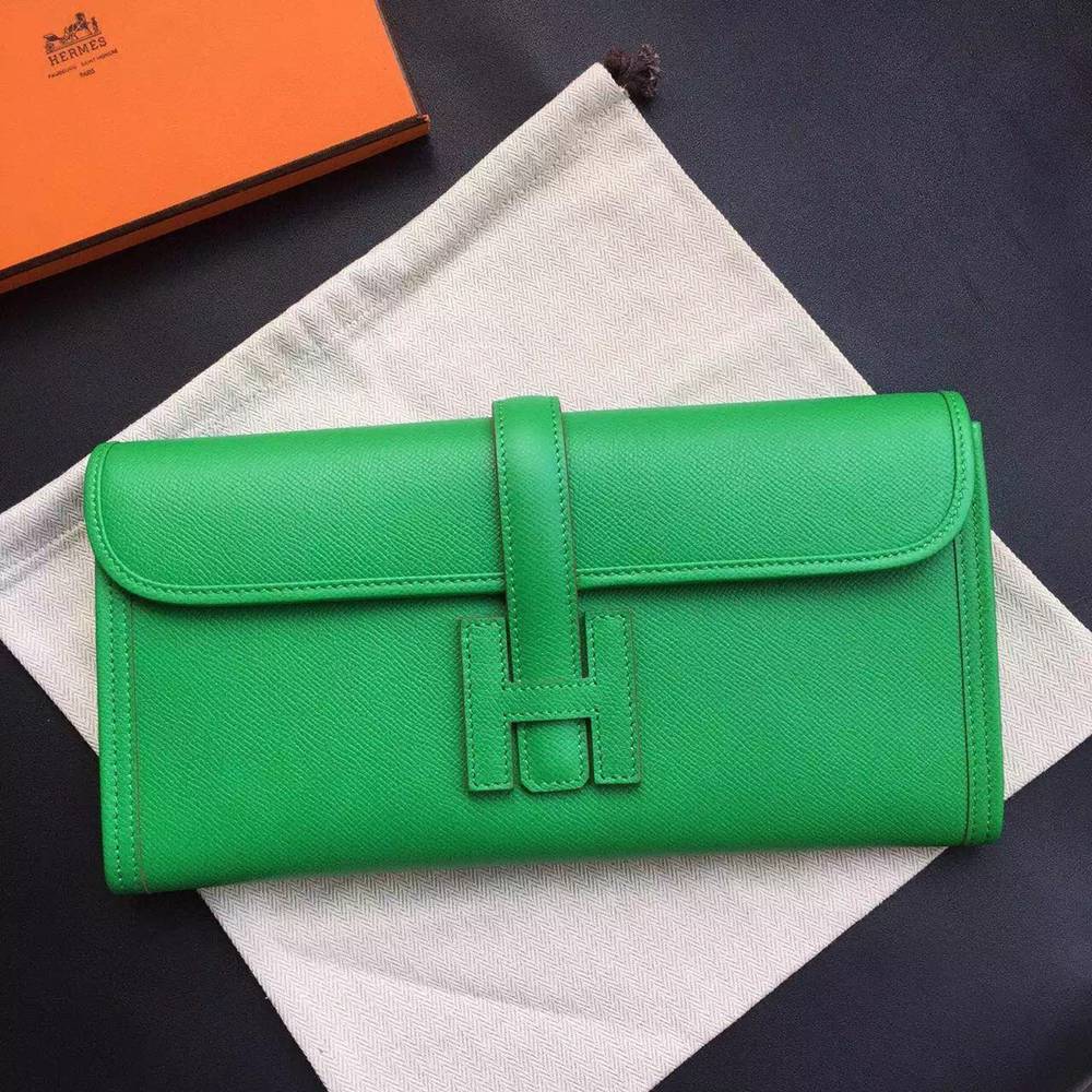 Hermes Bamboo Epsom Jige Elan 29 Clutch Bag TDBS26575