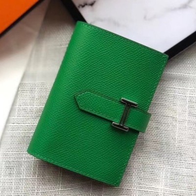 Hermes Bearn Mini Wallet In Bamboo Epsom Leather TDBS27682