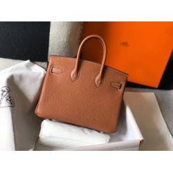 Hermes Birkin 25cm Bag In Gold Clemence Leather TDBS26081