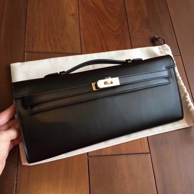 Hermes Black Box Kelly Cut Handmade Bag TDBS26770