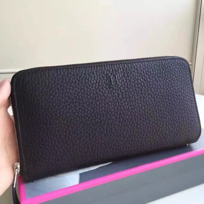 Hermes Black Clemence Azap Zipped Wallet TDBS27715