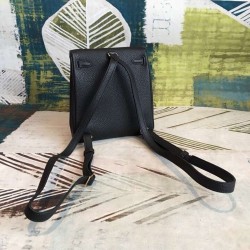 Hermes Black Clemence Kelly Ado PM Backpack TDBS25980