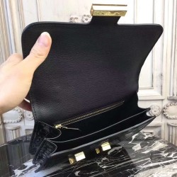 Hermes Black Constance MM 24cm Crocodile Bag TDBS26447