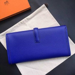 Hermes Blue Electric Epsom Jige Elan 29 Clutch Bag TDBS26578