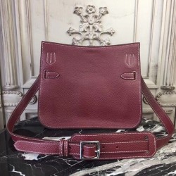 Hermes Bordeaux Clemence Jypsiere 28cm Bag TDBS26374