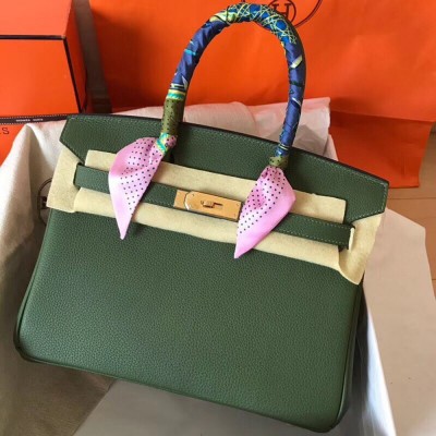 Hermes Canopee Birkin 30cm Clemence Handmade Bag TDBS26219