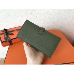 Hermes Canopee Clemence Bearn Gusset Wallet  TDBS27734