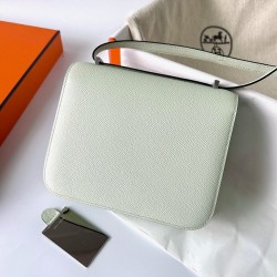 Hermes Constance 1-18 Mirror Bag In Vert Fizz Epsom Calfskin  TDBS26463